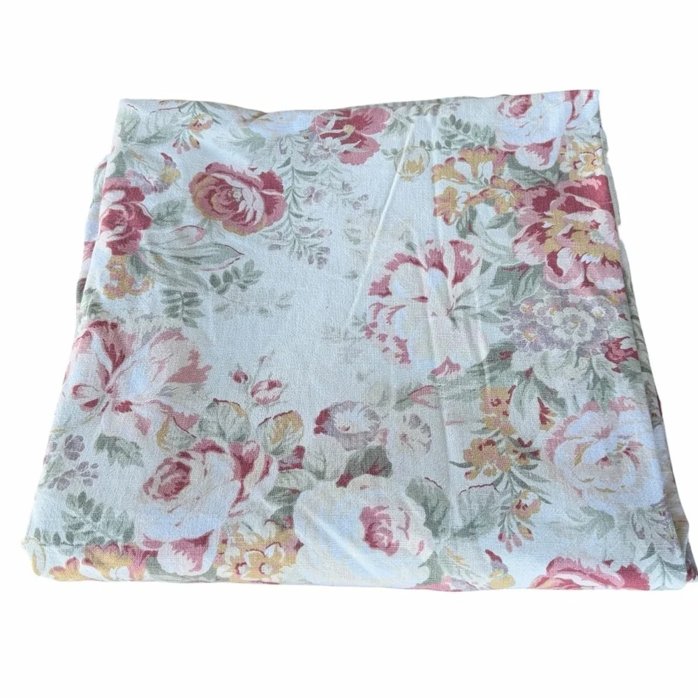 VTG Cottage Country Shabby Duvet Cover Reversible Roses Stripes Ralph Lauren?